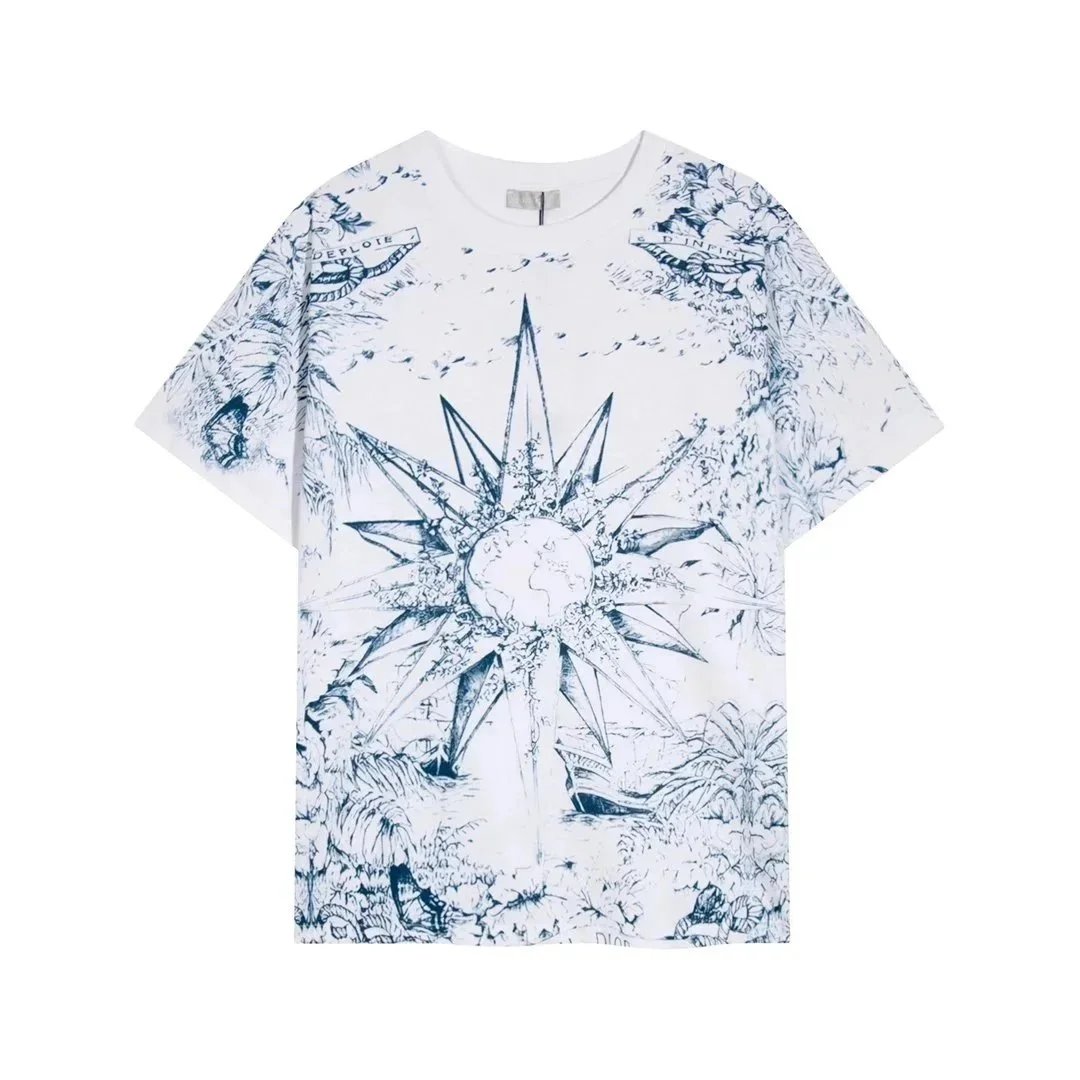 Dior T-Shirts Short-Sleeve Logo Graphic T-Shirt image 12