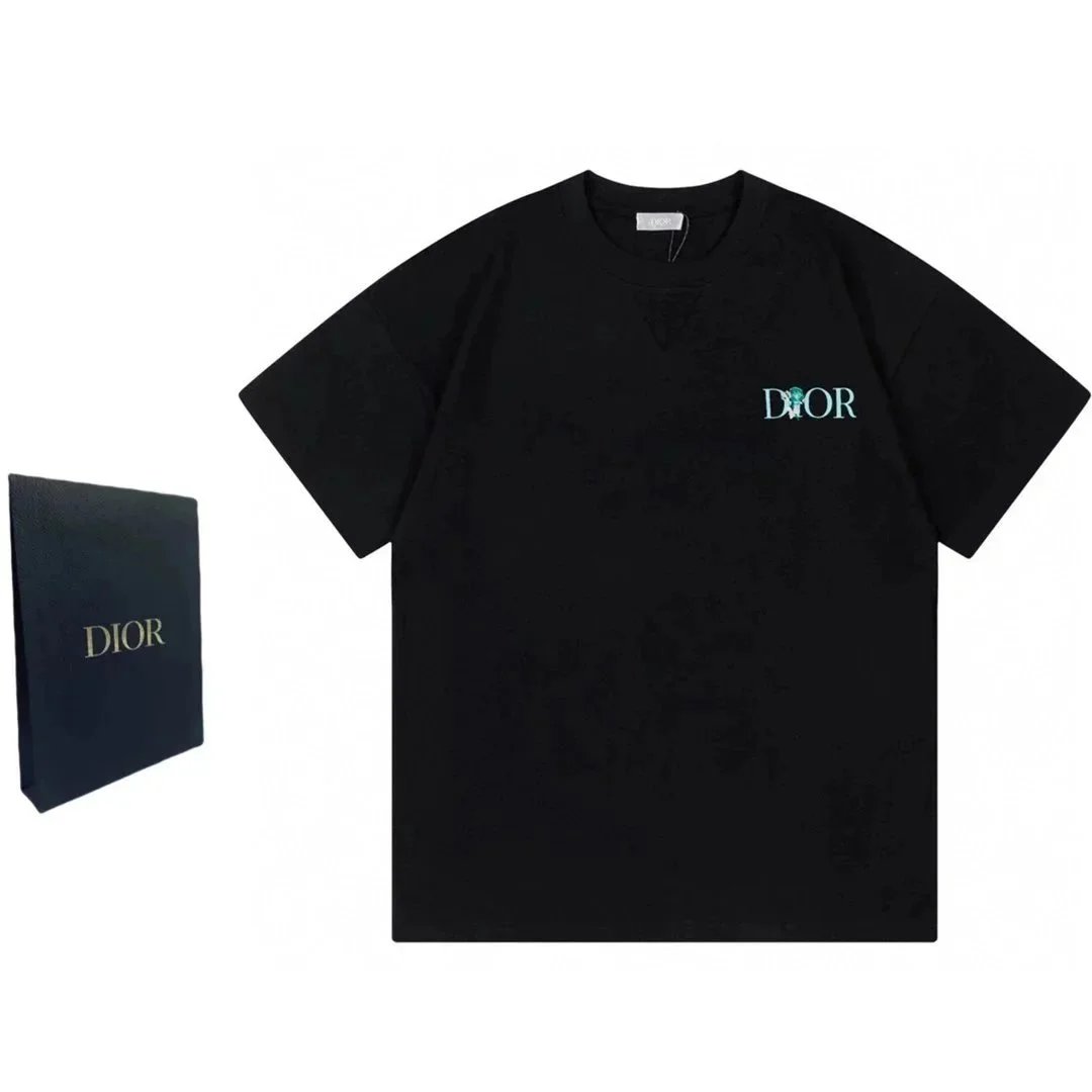 Dior T-Shirts Short-Sleeve Logo Graphic T-Shirt image 14
