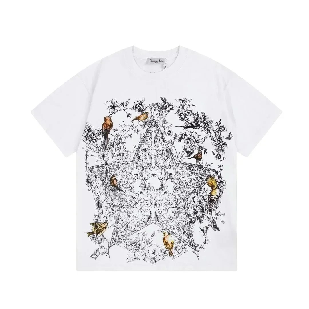 Dior T-Shirts Short-Sleeve Logo Graphic T-Shirt image 10