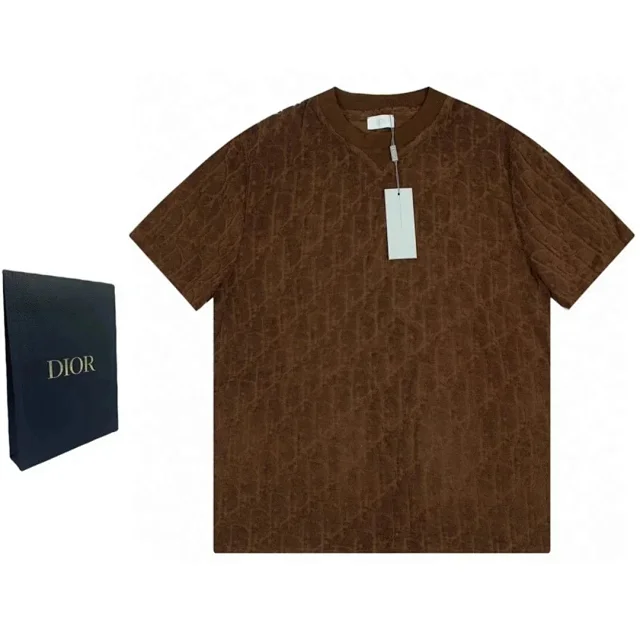 Dior T-Shirts Short-Sleeve Crew-Neck product detail image 7