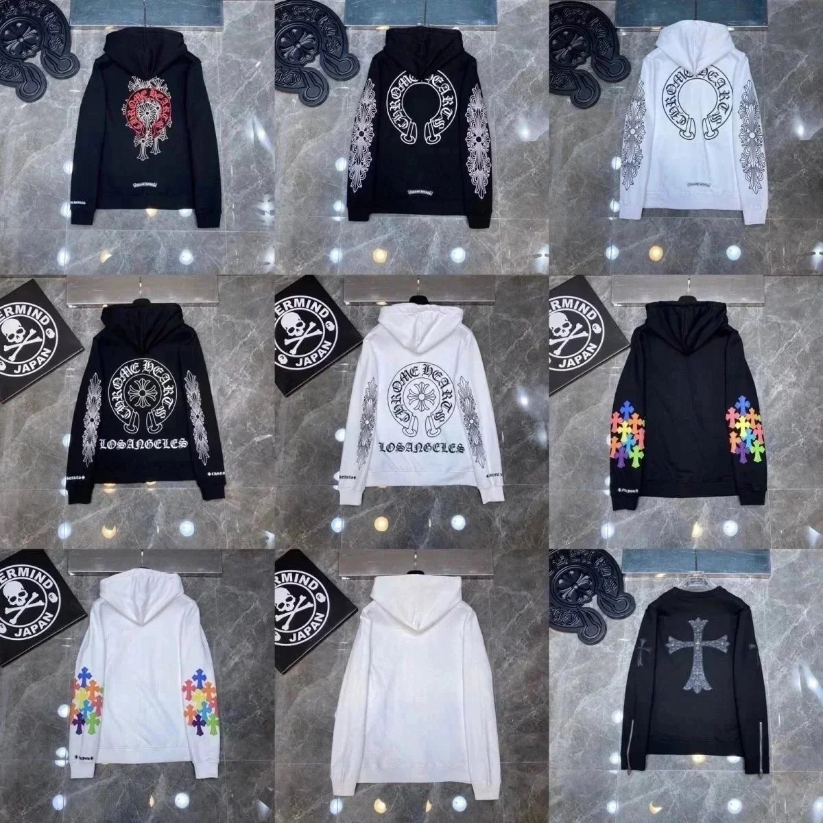 Chrome Hearts Cross Motif Hoodies [38 styles]