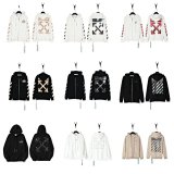 Off-White Diag Arrow Print Zip-Up Hoodies [39 styles]