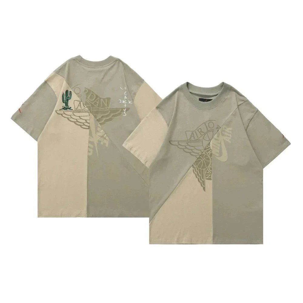 Nike x Travis Scott Air Jordan Wings Patchwork T-Shirt