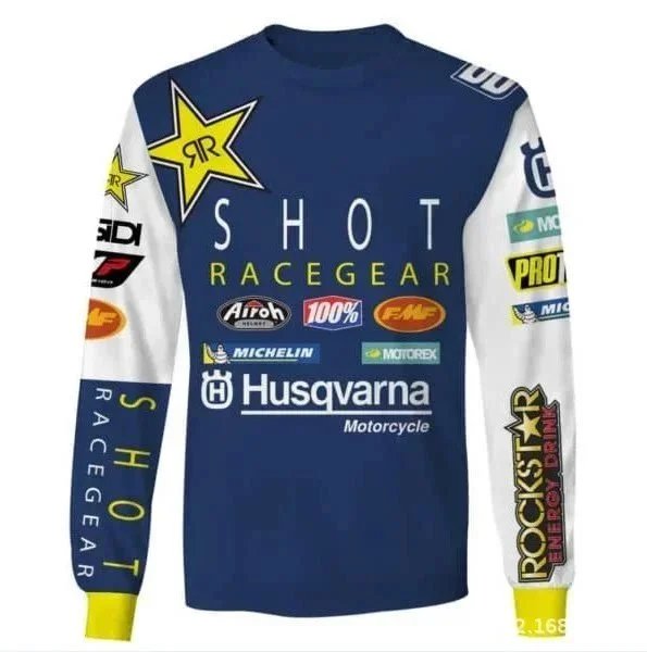 Fox Shirts Long-Sleeve Motocross Jersey — 1