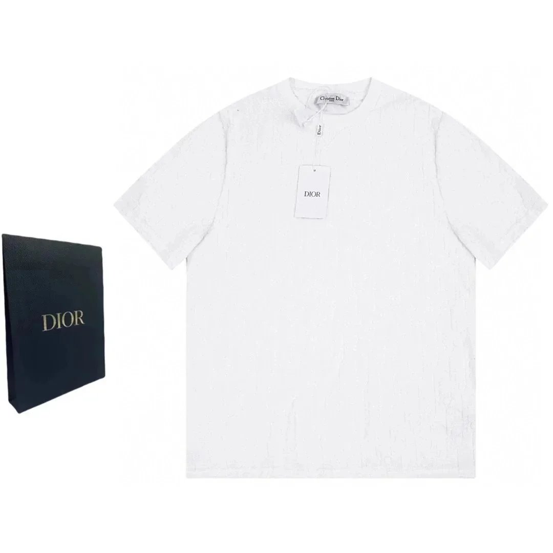 Dior T-Shirts Short-Sleeve Logo Graphic T-Shirt image 4