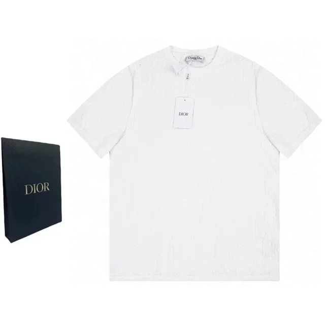 Dior T-Shirts Short-Sleeve Logo Graphic T-Shirt product detail image 4