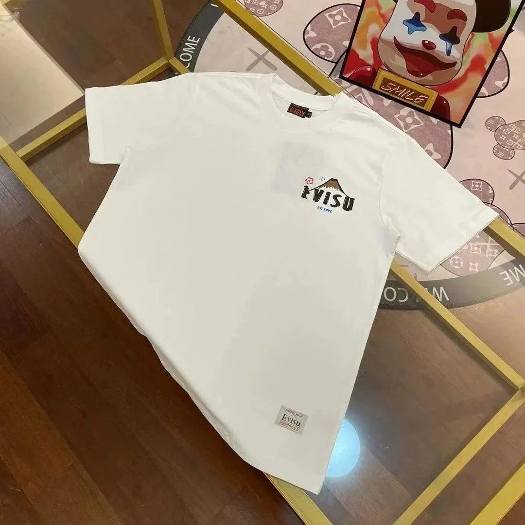 EVISU T-Shirts Short-Sleeve Logo Graphic T-Shirt — 10