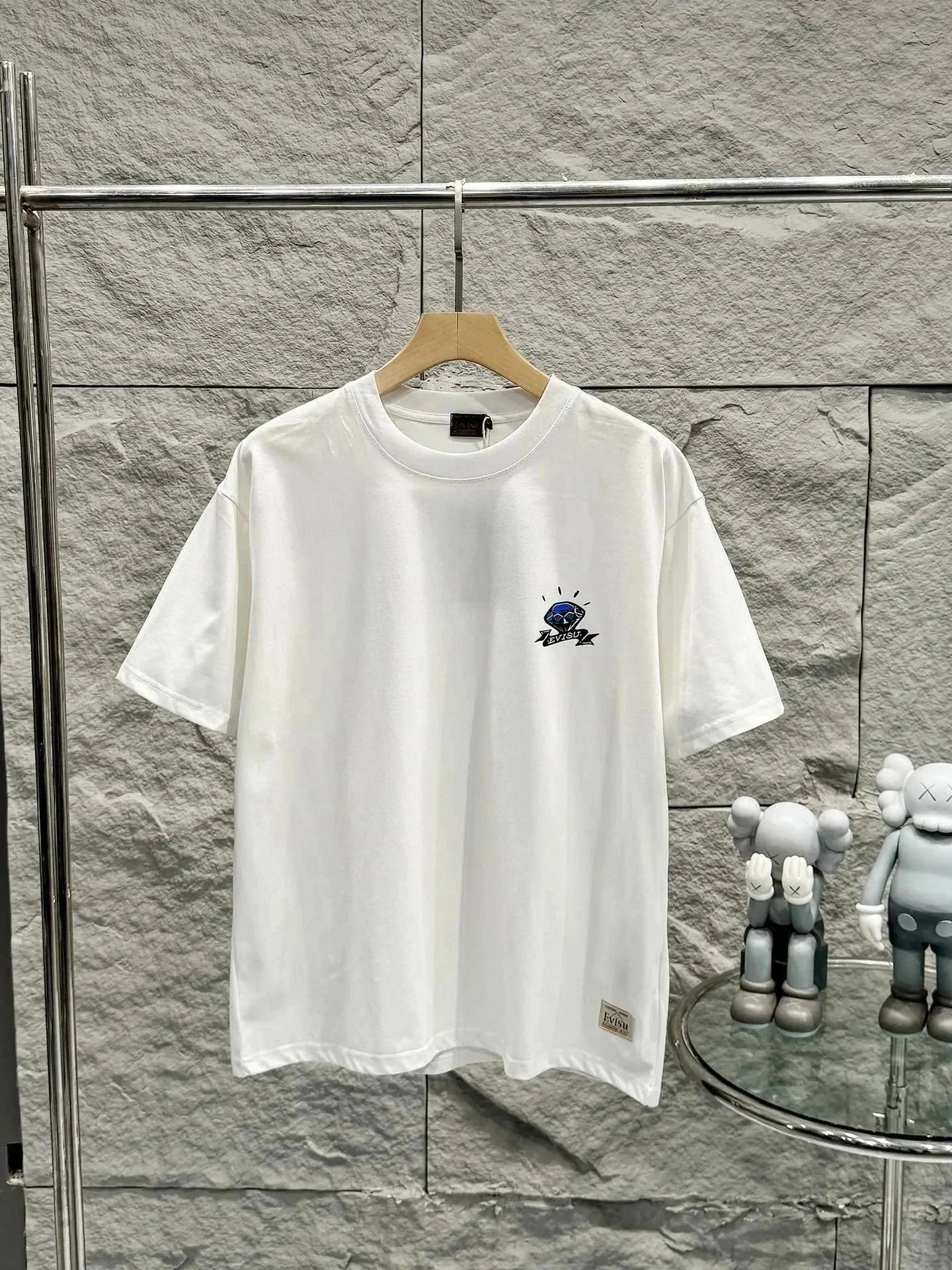 EVISU T-Shirts Short-Sleeve Logo Graphic T-Shirt — 23