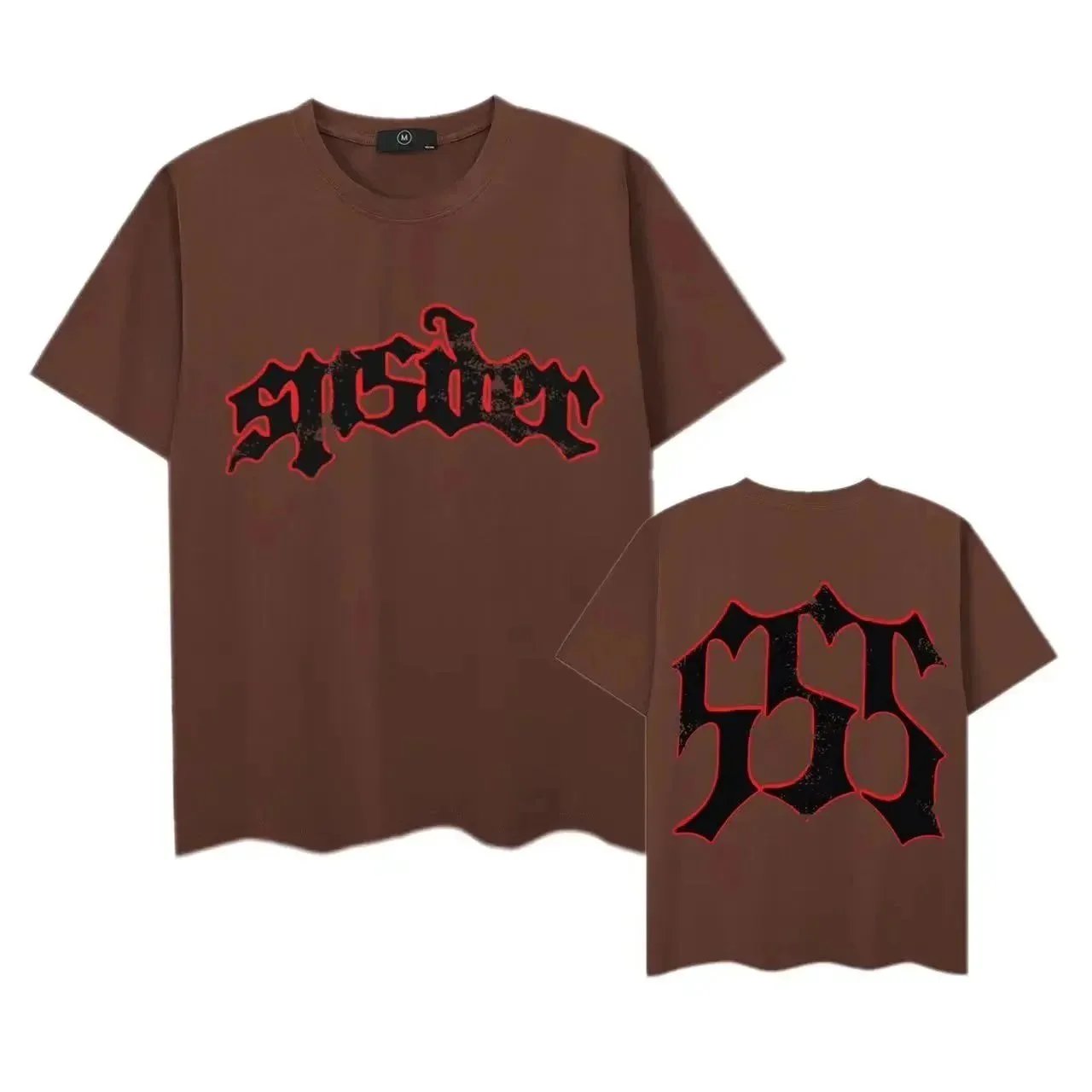 Sp5der T-Shirts Graphic-print crew-neck — 14