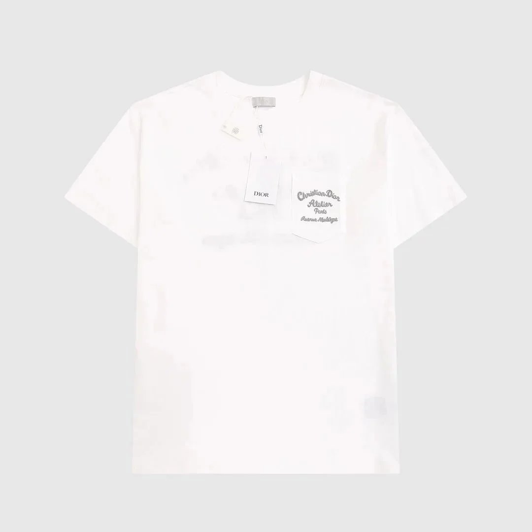 Dior T-Shirts Short-Sleeve Logo Graphic T-Shirt image 6