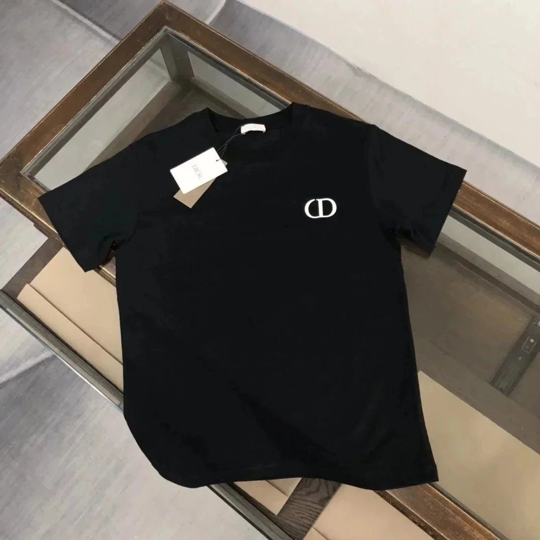 Dior T-Shirts Short-Sleeve Crew-Neck image 8