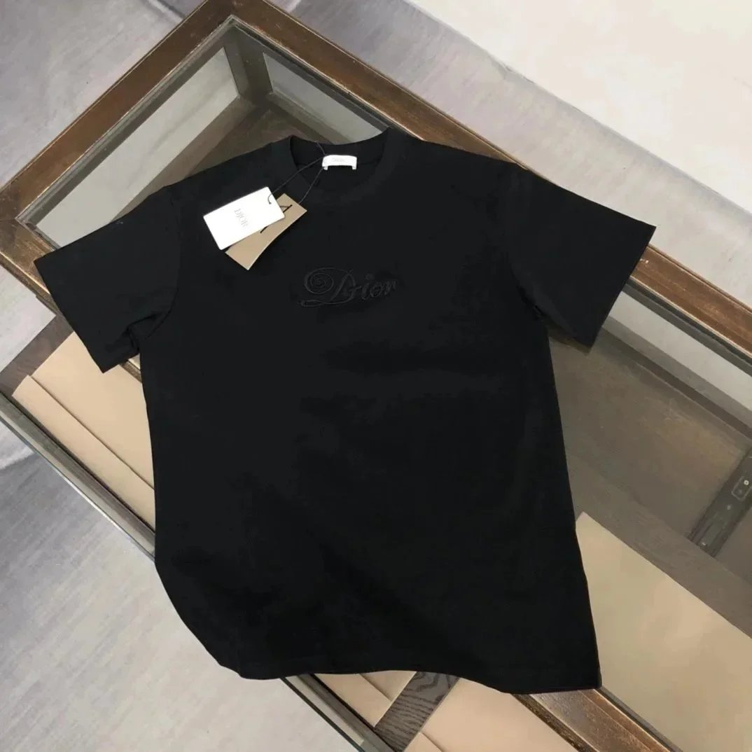 Dior T-Shirts Short-Sleeve Crew-Neck image 12