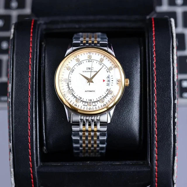 IWC Watches Automatic Date Watch with Crystal Hour Markers product detail image 17