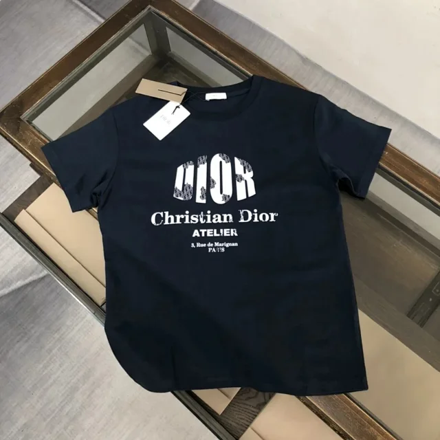 Dior T-Shirts Short-Sleeve Crew-Neck product detail image 13