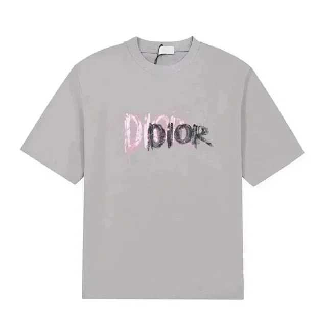 Dior T-Shirts Short-Sleeve Logo Graphic product detail image 5