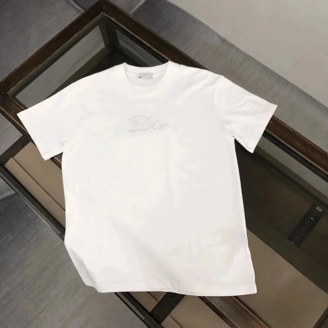 Dior T-Shirts Short-Sleeve Crew-Neck image 11