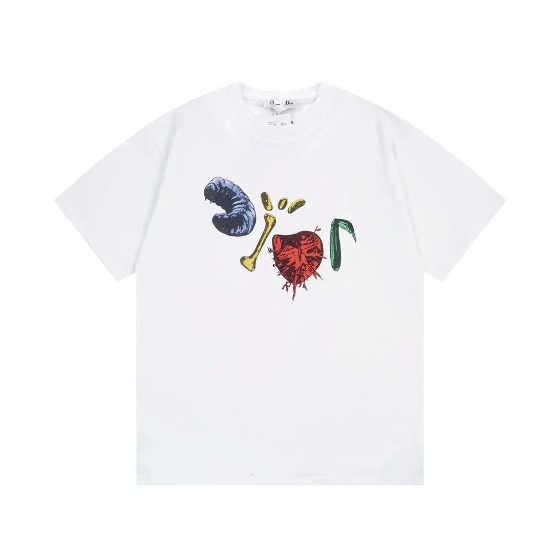 Dior T-Shirts Short-Sleeve Graphic Print image 6