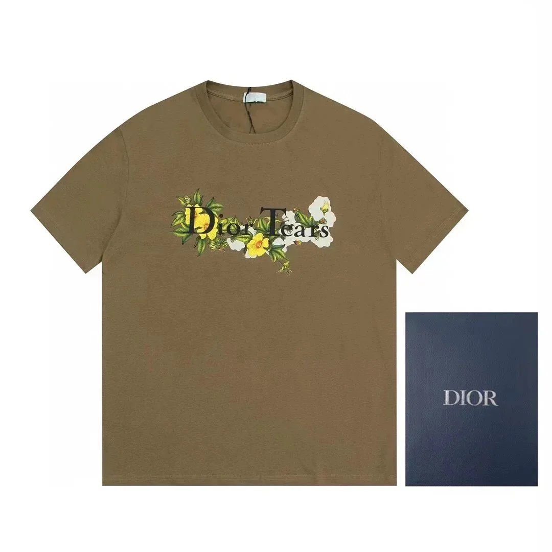 Dior T-Shirts Short-Sleeve Logo Graphic T-Shirt image 13