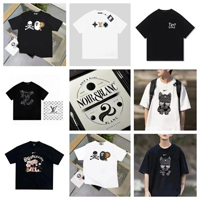 BAPE x Louis Vuitton x Nike x Noir & Blanc Collaborative Graphic T-Shirts [38 styles]