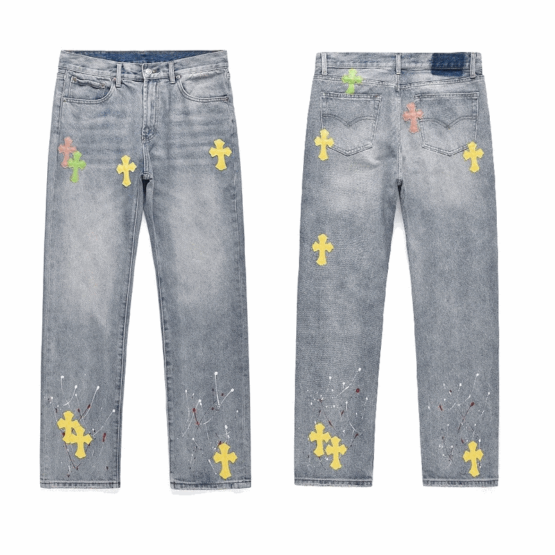 Levi's 501 Custom Cross-Embroidered Denim Jeans [35 styles]