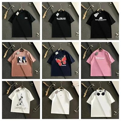 Balenciaga Logo & Graphic Print T-Shirts [40 styles]