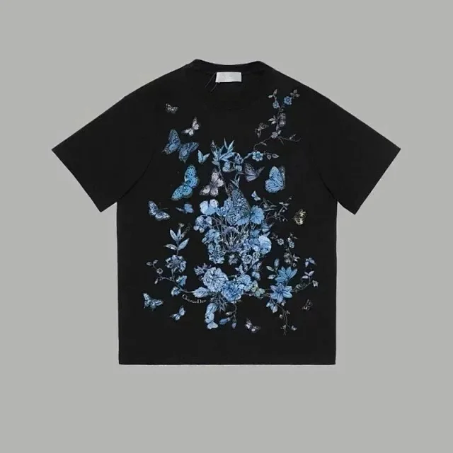 Dior T-Shirts Short-Sleeve Logo Graphic product detail image 10