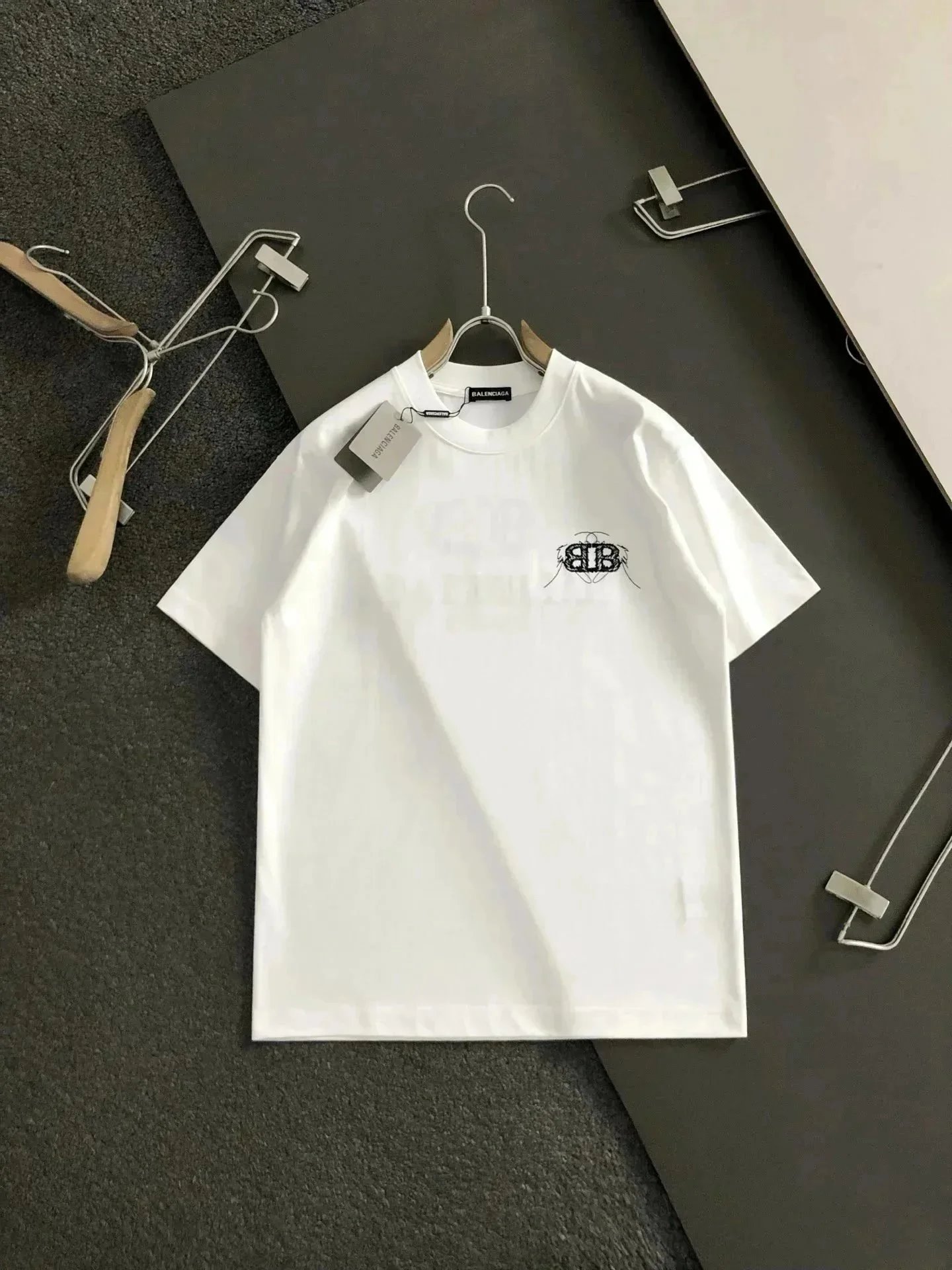 Balenciaga T-Shirts Short-Sleeve Logo Print image 6