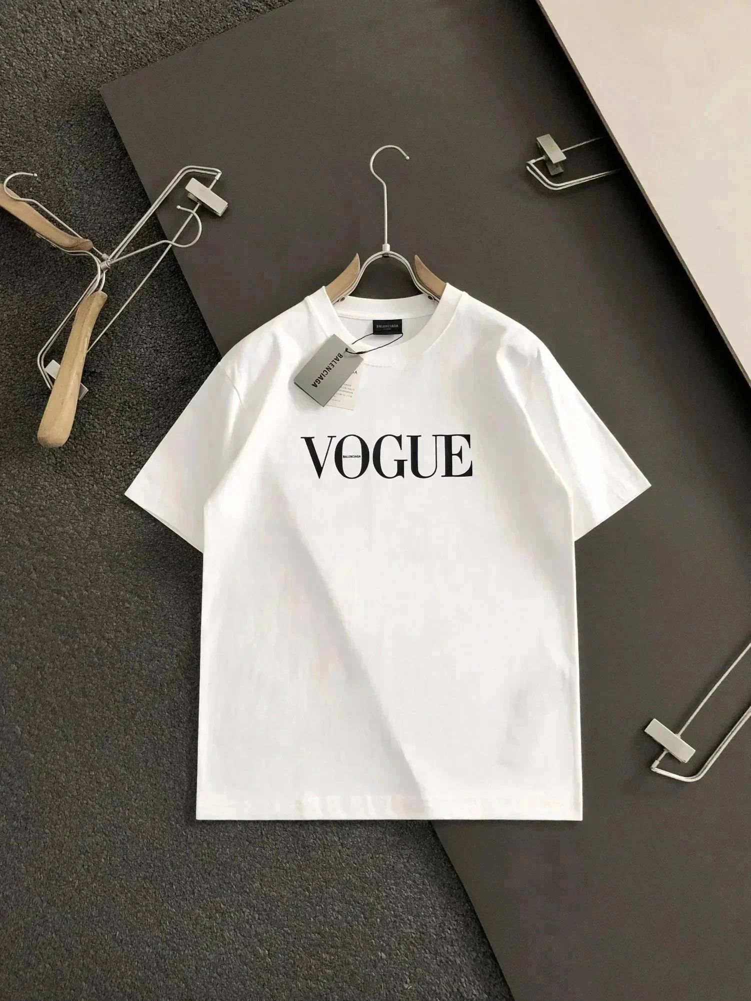 Balenciaga T-Shirts Short-Sleeve Logo Print image 11