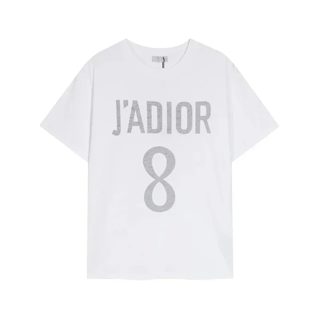 Dior T-Shirts Short-Sleeve Logo Graphic T-Shirt product detail image 8