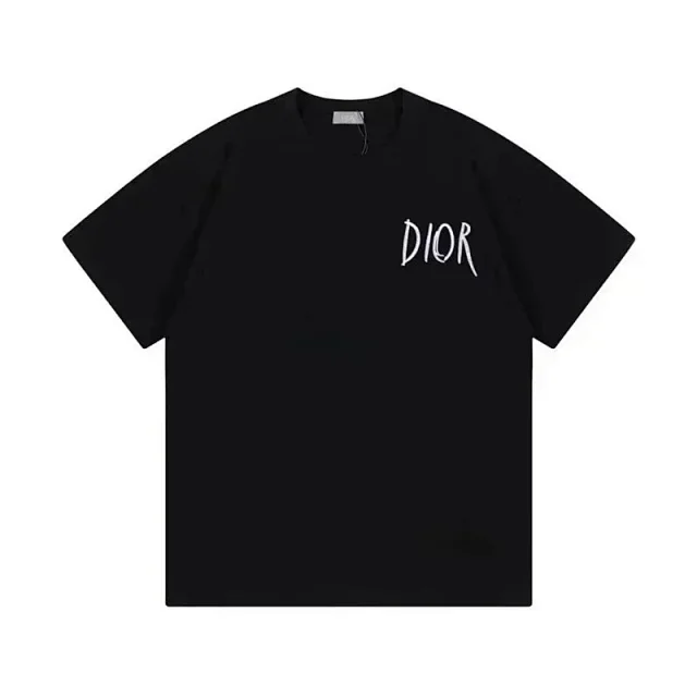 Dior T-Shirts Short-Sleeve Logo Graphic product detail image 1