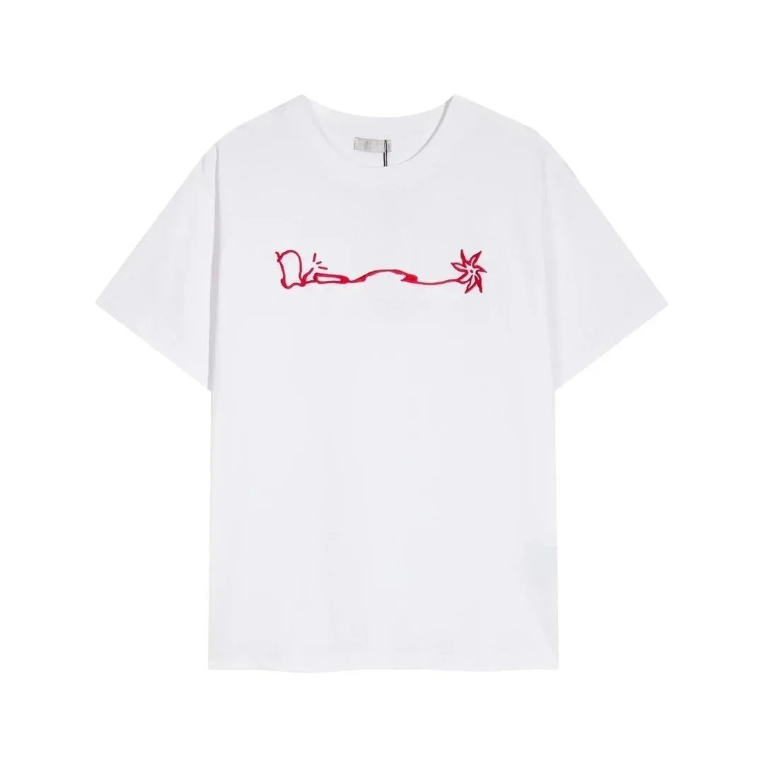 Dior T-Shirts Short-Sleeve Logo Graphic T-Shirt image 7