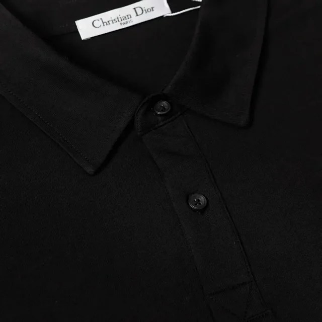 Dior T-Shirts Short-Sleeve Polo Shirt with Chest Logo product detail image 9