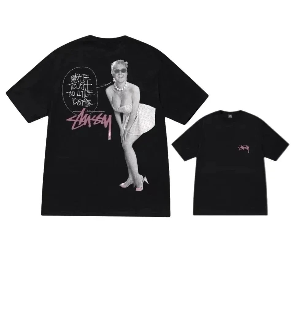 Stüssy T-Shirts Short-Sleeve Hand Graphic T-Shirt — 25