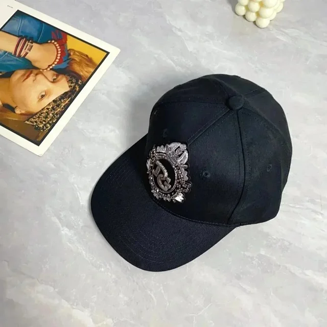 Chanel Hats Baseball Cap with Double-C Crest Patch product detail image 5