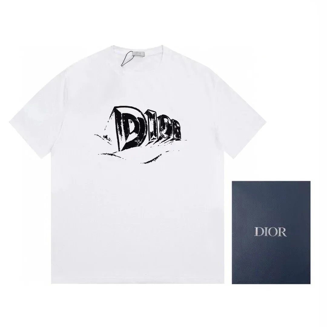 Dior T-Shirts Short-Sleeve Crew-Neck — 2