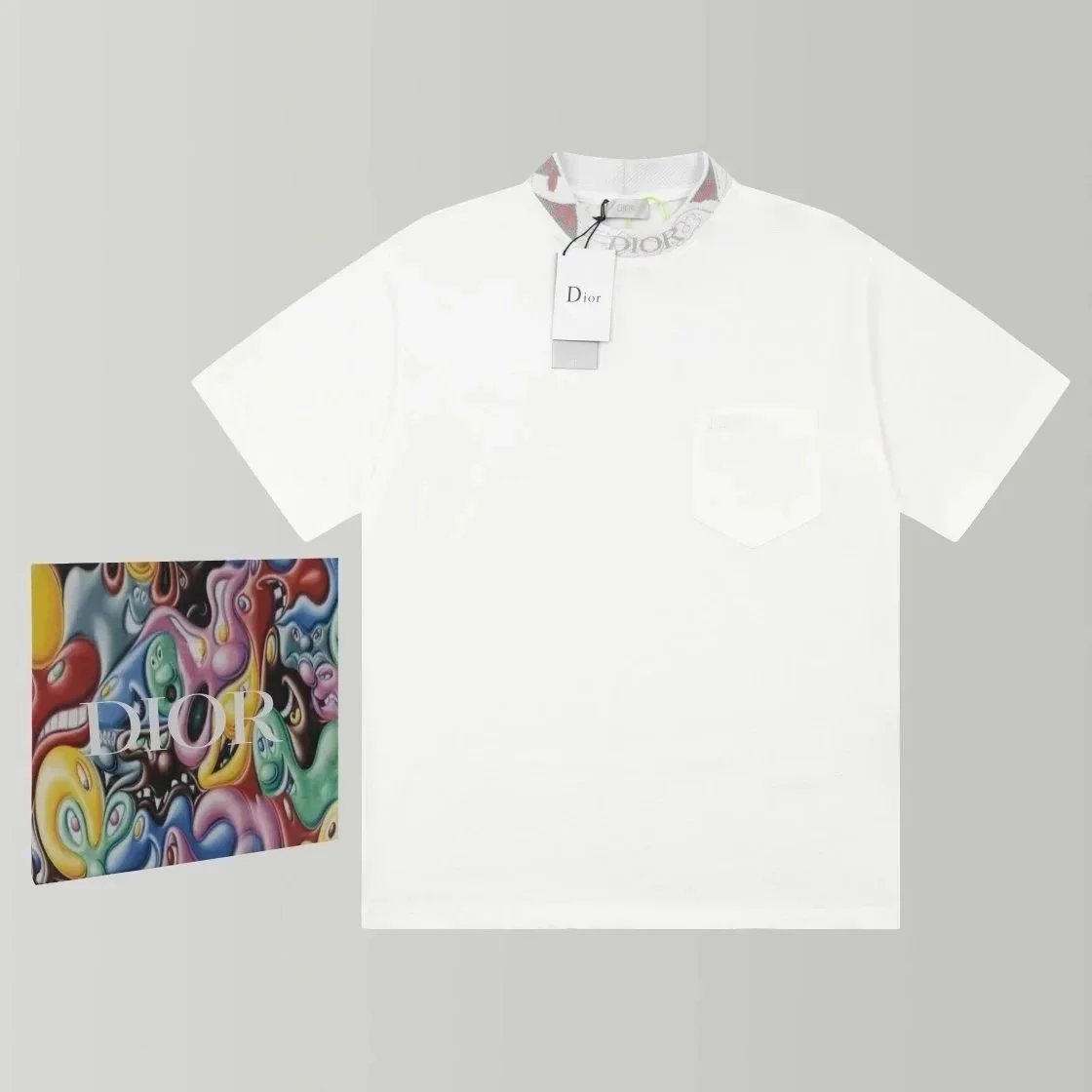 Dior T-Shirts Short-Sleeve Crew-Neck image 3