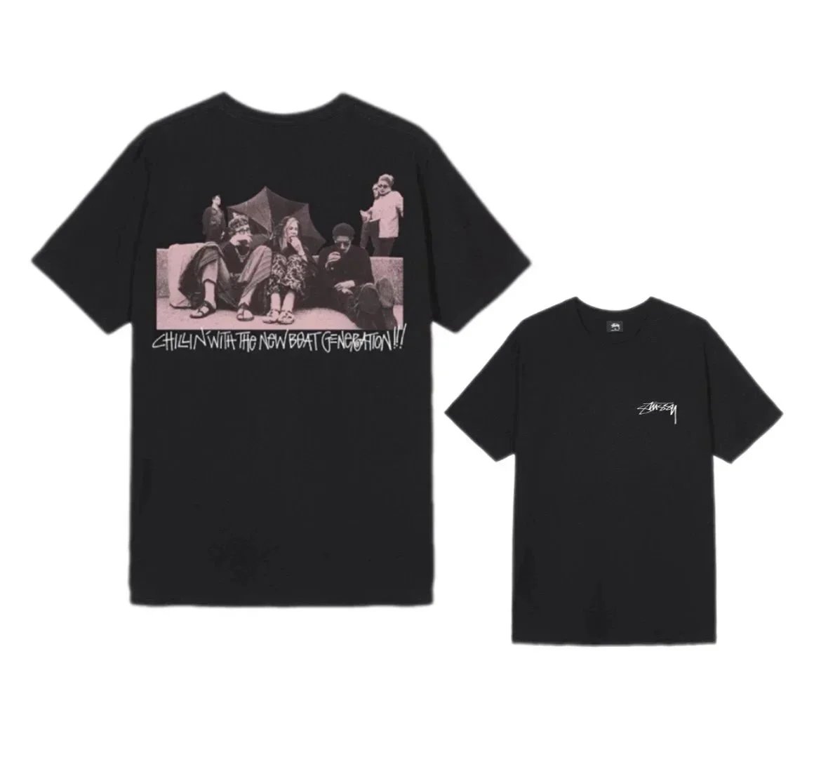 Stüssy T-Shirts Short-Sleeve Hand Graphic T-Shirt — 1