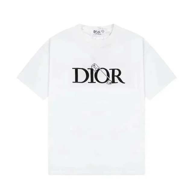 Dior T-Shirts Logo Graphic Short-Sleeve T-Shirt product detail image 2