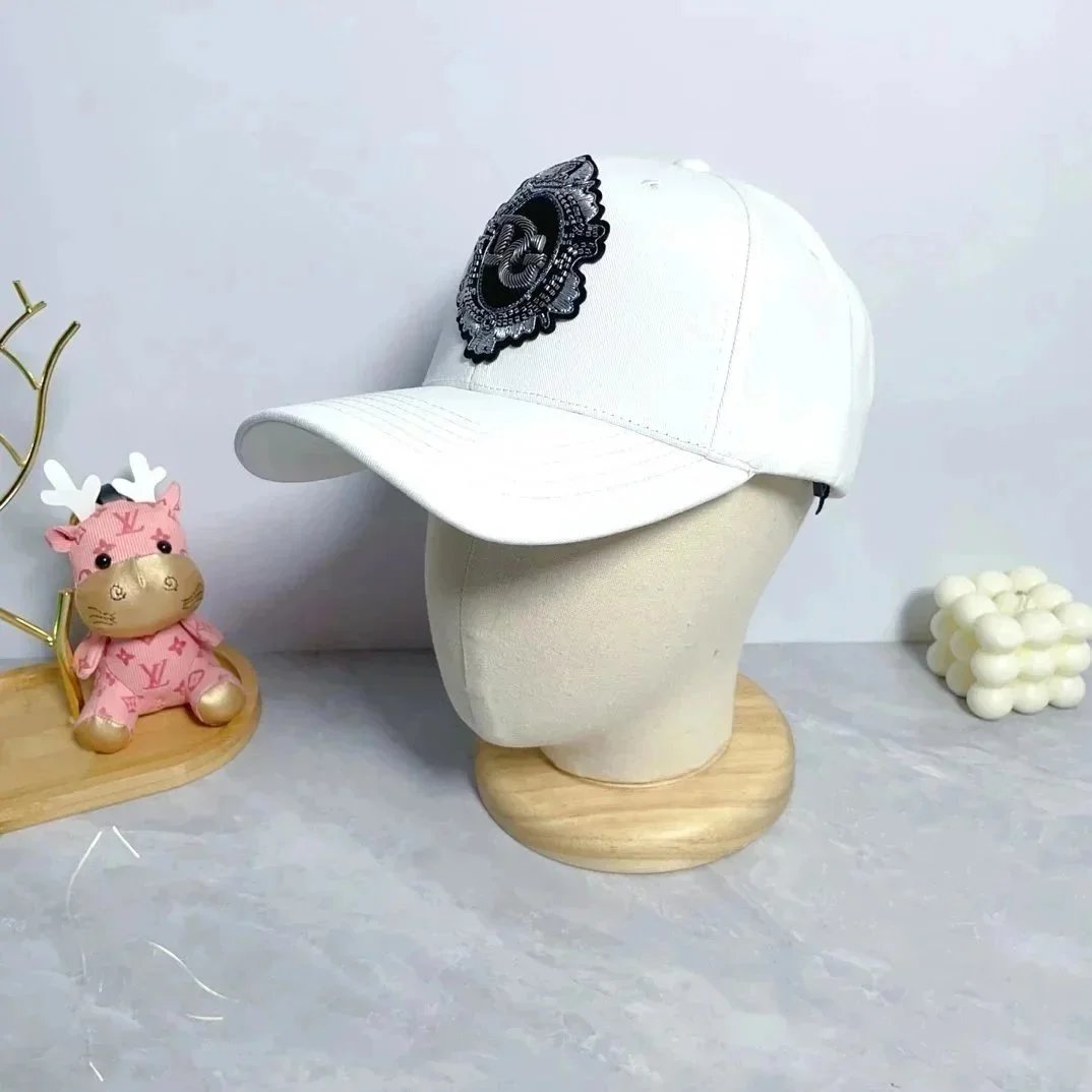 Chanel Hats Baseball Cap with Double-C Crest Patch image 5