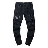 Amiri Distressed Logo Jeans
