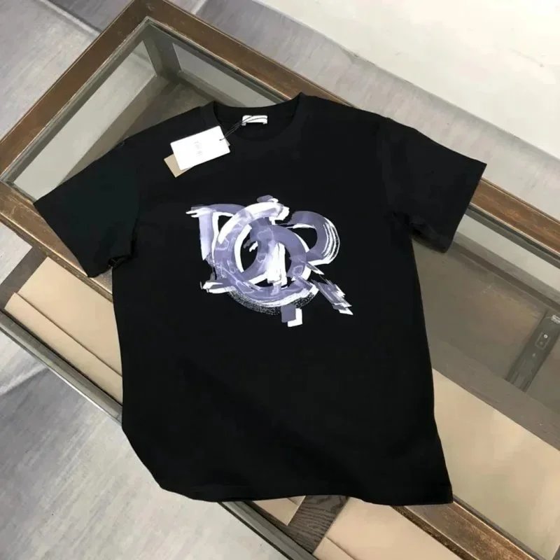 Dior T-Shirts logo graphic print image 4