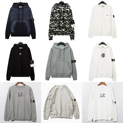 Stone Island & C.P. Company Hoodies and Sweatshirts [39 styles]