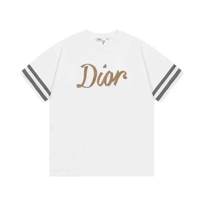 Dior T-Shirts logo graphic print product detail image 7