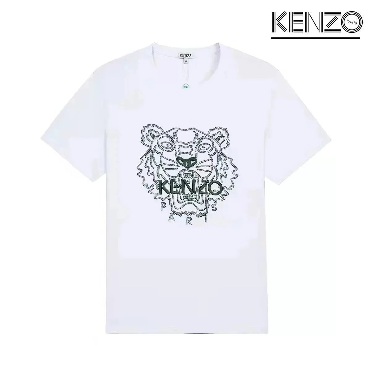 Kenzo T-Shirts Tiger Graphic Short-Sleeve T-Shirt — 37