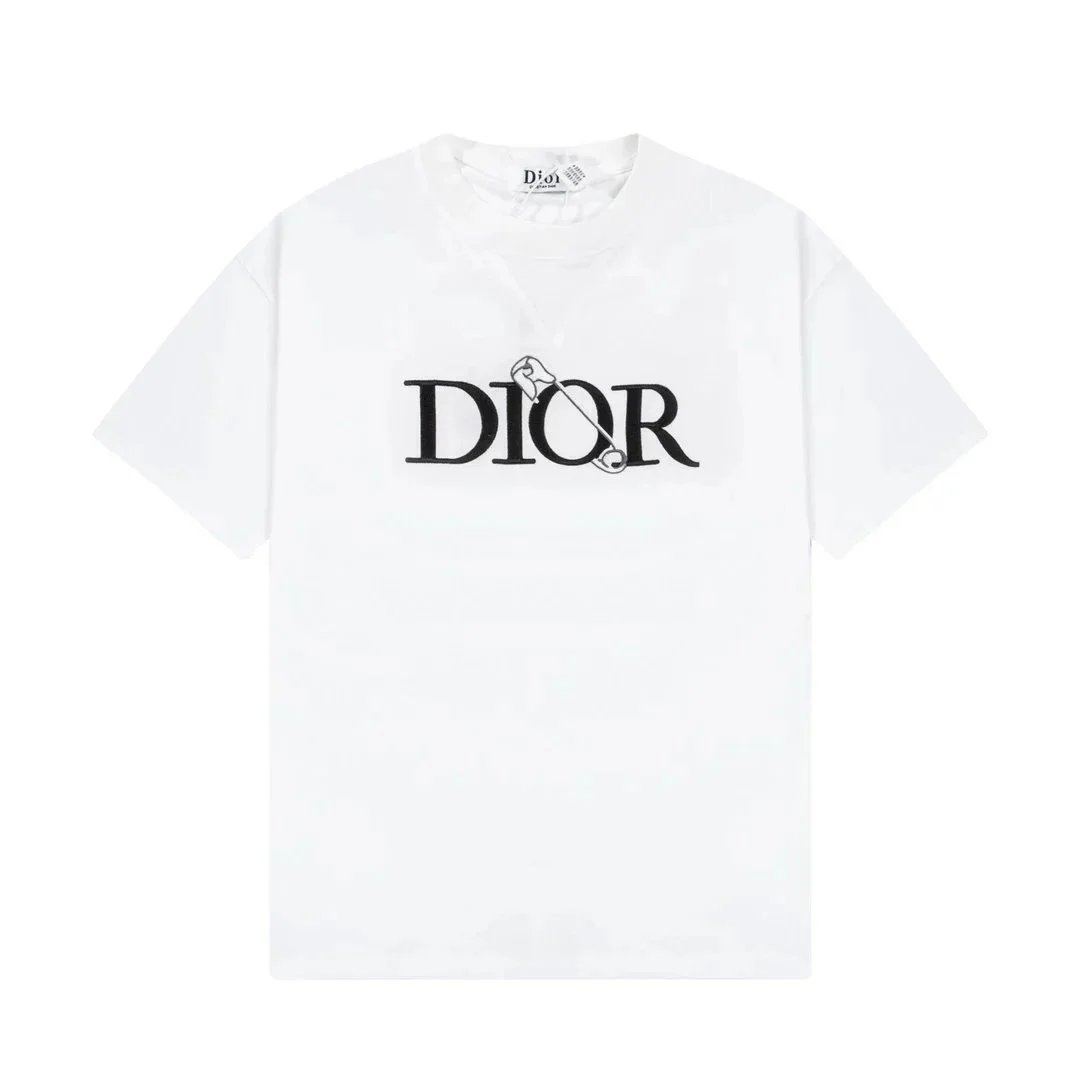 Dior T-Shirts Short-Sleeve Logo Graphic T-Shirt image 2