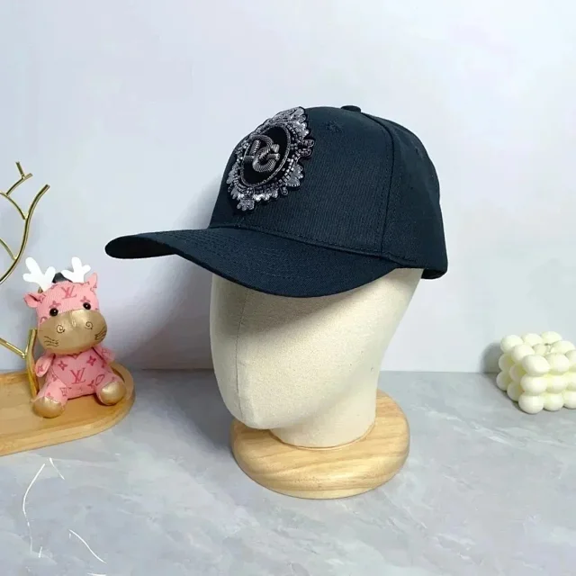 Chanel Hats Baseball Cap with Double-C Crest Patch product detail image 1