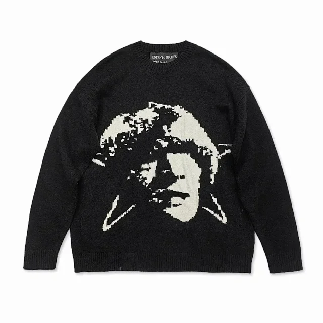 Gucci Knitwear Bee-patch striped cardigan product detail image 7
