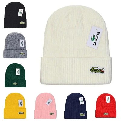 Lacoste Classic Croc Embroidered Beanie Hat [19 styles]