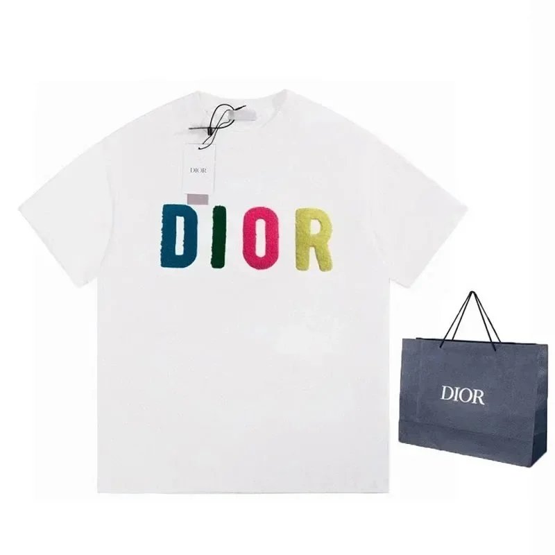 Dior T-Shirts Logo Graphic Short-Sleeve T-Shirt image 9