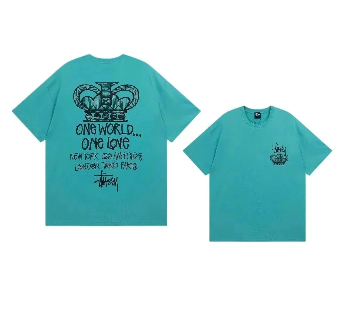 Stüssy T-Shirts Short-Sleeve Graphic Print — 16